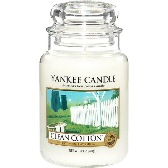 Clean Cotton, 623 g Yankee Candle Doftljus