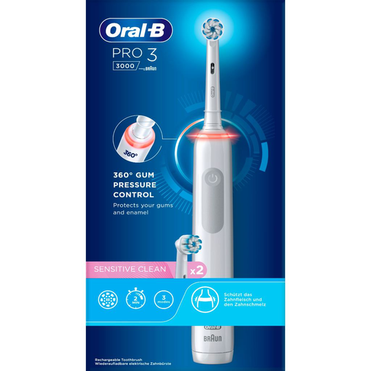 Oral-B Pro 3 3000 White Eltandborste 1 st