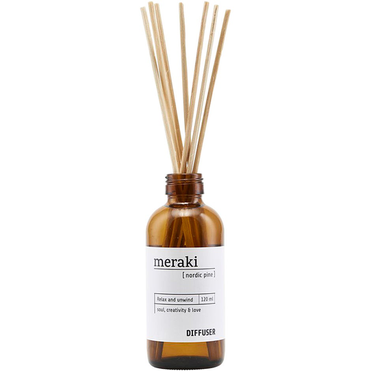 Nordic Pine Diffuser, 120 ml Meraki Doftpinnar & Rumsdoft
