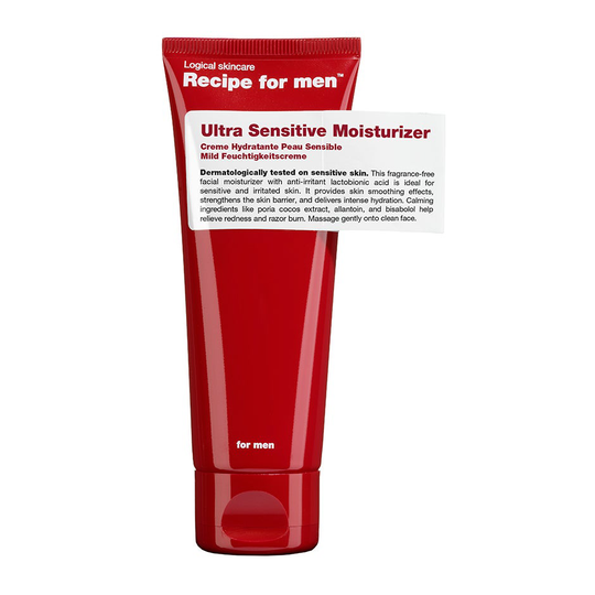 Ultra Sensitive Moisturizer, 75 ml Recipe for men Dagkräm