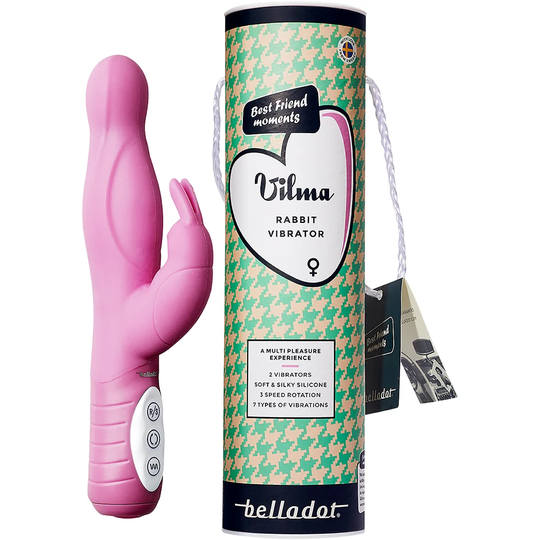 Vilma Rotating Rabbit Vibrator, Belladot Sexleksaker