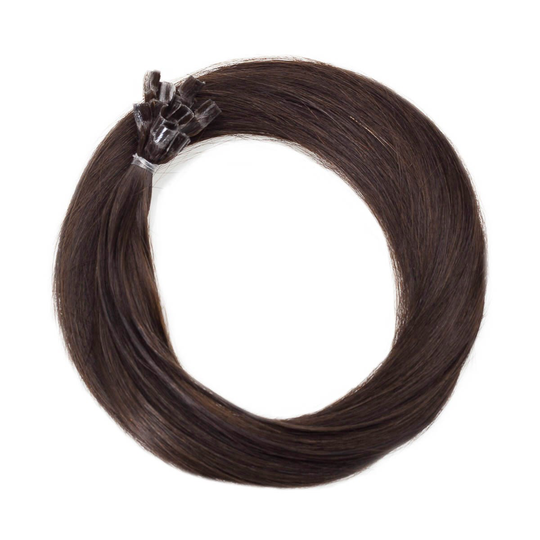 Rapunzel of Sweden Nail Hair Original Straight 30 cm 2.2 Coffee Brown
