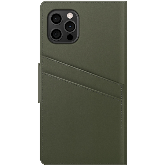 iDeal of Sweden iPhone 12/12 Pro Atelier Wallet Intense Khaki