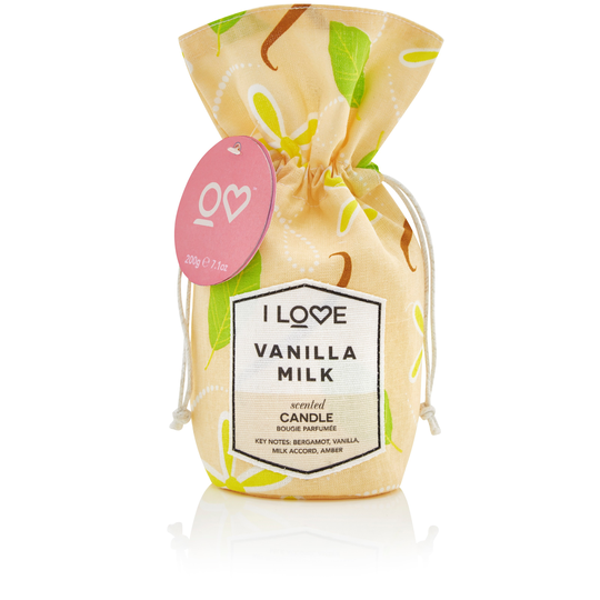 I Love... Signature I Love Vanilla Milk Scented Candle 200 g