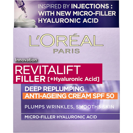 Revitalift Filler [+Hyaluronsyra] Repluming Daycream, 50 ml L'Oréal Paris Dagkräm