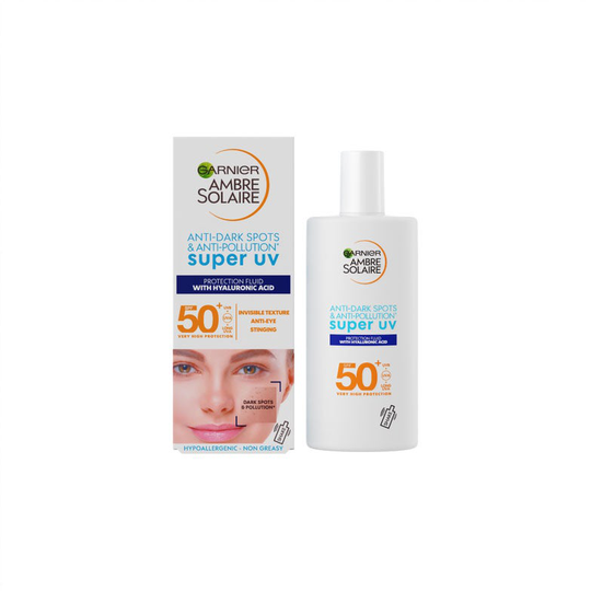 Ambre Solaire Non tinted fluid shaka anti age, 40 ml Garnier Solskydd & Solkräm