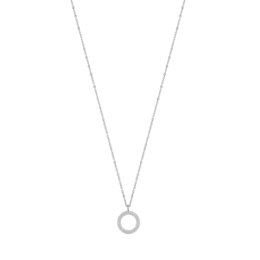 Core Suzy Pendant Clear Necklace