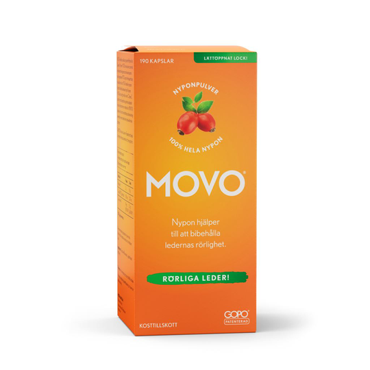 Movo Nyponpulver 190 st