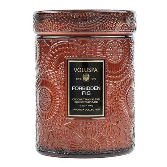 Voluspa Mini Glass Jar Forbidden Fig 50h
