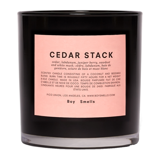 Boy Smells Cedar Stack