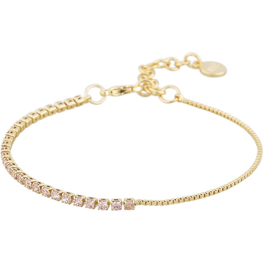 Nuit small brace gold/champagne, Snö of Sweden Armband