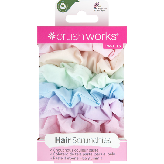 Brushworks Pastel Scrunchies