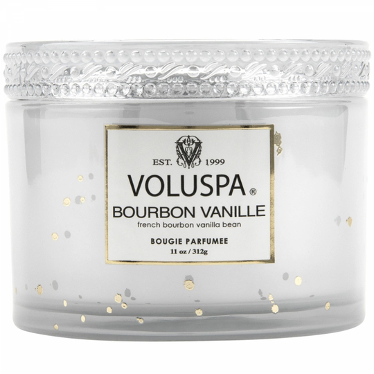 Voluspa Bourbon Vanille Boxed Corta Maison Glass Candle (45h)
