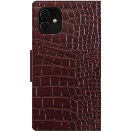 iDeal of Sweden iPhone 11/XR Atelier Wallet Scarlet Croco