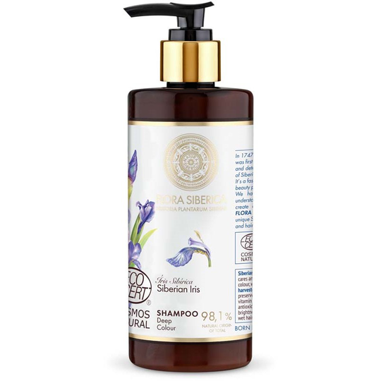 Natura Siberica Flora Siberica Siberian Iris Shampoo Deep Colour 300 m