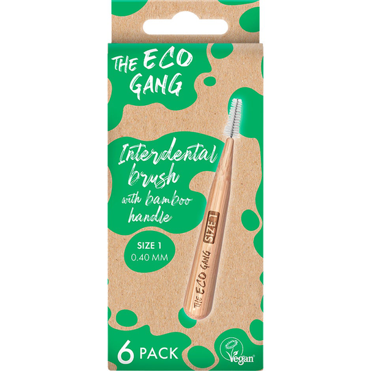 Bamboo Interdental Brush, The Eco Gang Tandborstar