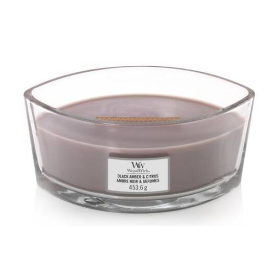 WoodWick Black Amber & Citrus Ellipse XL