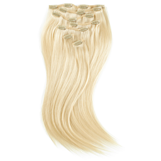 Rapunzel of Sweden Clip-on set Premium 7 pieces 50cm 10.10 Platinum Bl
