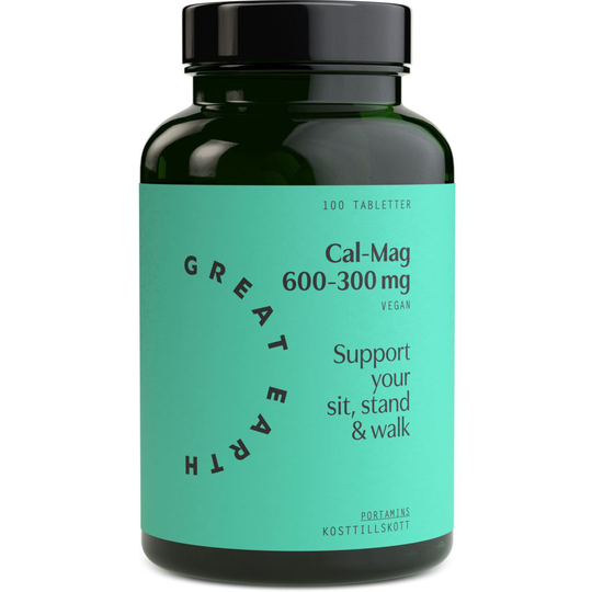 Great Earth Cal-Mag 600 mg/300 mg 100 tabletter