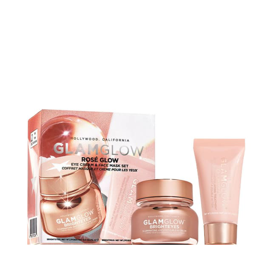 Rose Glow Eye Cream And Face Mask Set