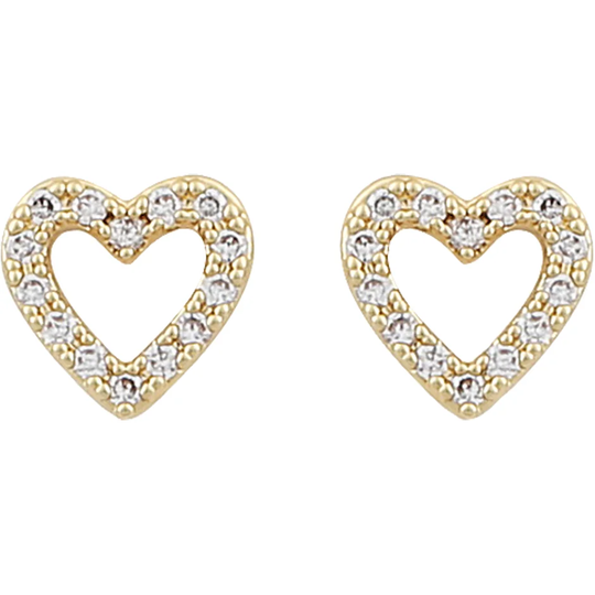 Valentina small ear g/clear, Snö of Sweden Örhängen