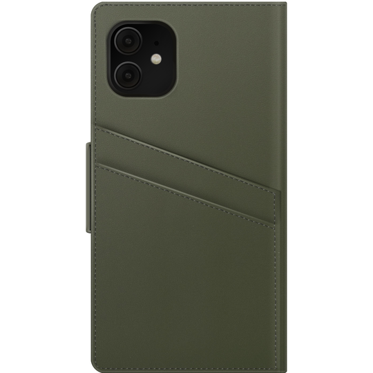 iDeal of Sweden iPhone 11/XR Atelier Wallet Intense Khaki