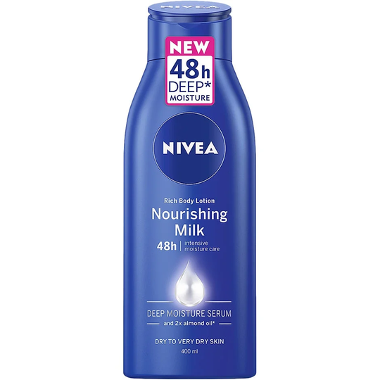 Body Milk Rich Nourishing 48h 400 ml, 400 ml Nivea Body Lotion
