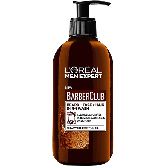 L'Oréal Paris Men Expert Barber Club Wash, 200 ml L'Oréal Paris Skägg & Mustasch