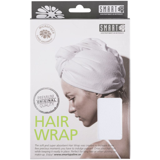 Smart Microfiber Hair Wrap Premium Vit 1 st