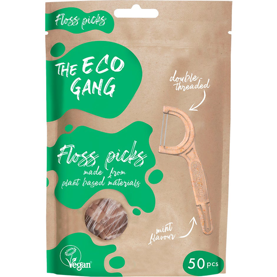 Floss Picks, The Eco Gang Tandborstar
