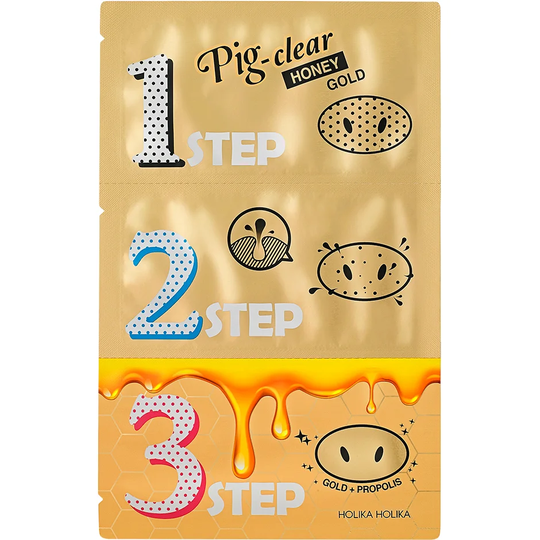 Pig Nose Clear Blackhead 3-Step Honey Gold, 8 gr Holika Holika Ansiktsmask