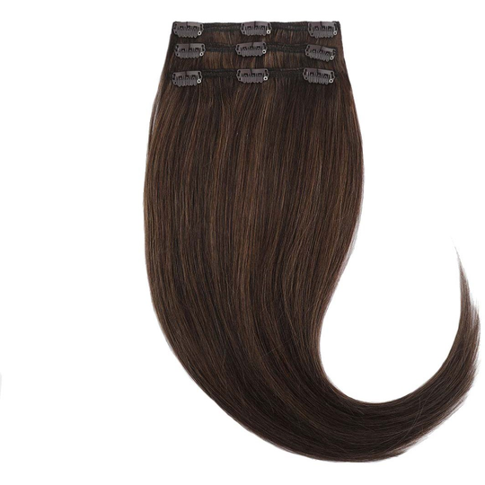Rapunzel of Sweden Clip-on set 3 pieces 60 cm M2.3/5.0 Chocolate Mix