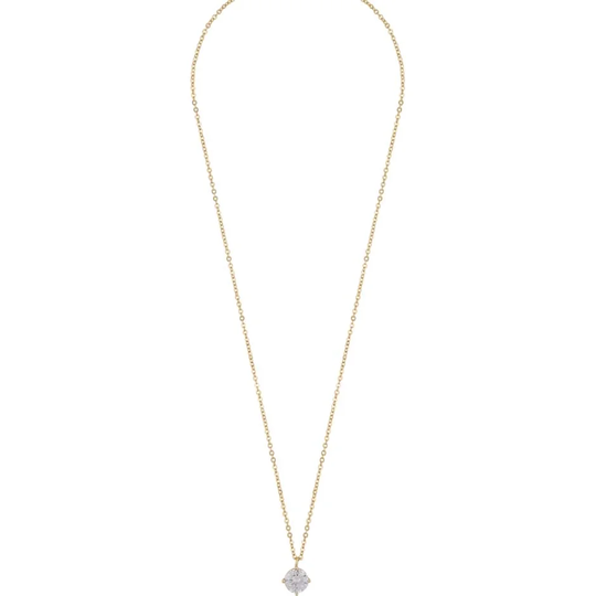 Audry Stone Pendant Neck 40 G/Clear, Snö of Sweden Halsband