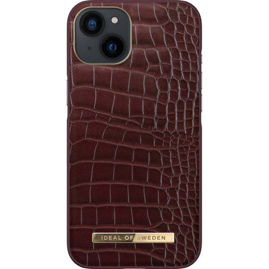 iDeal of Sweden iPhone 13 Atelier Case Scarlet Croco