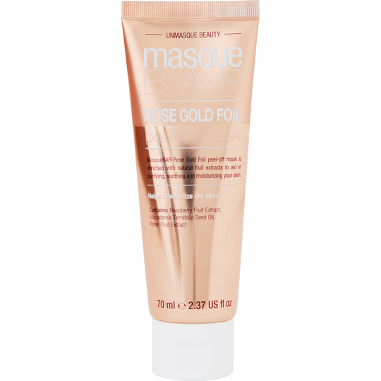 MasqueBar Rose Gold Foil Peel-Off Mask Tube 70 ml