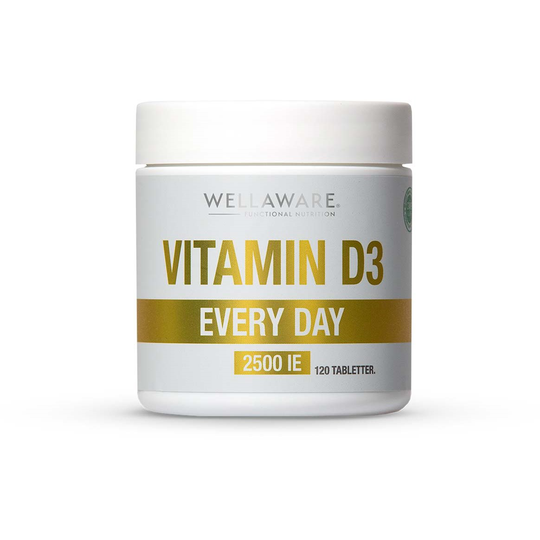 WellAware Vitamin D3 2500 IE minitabletter 120 st