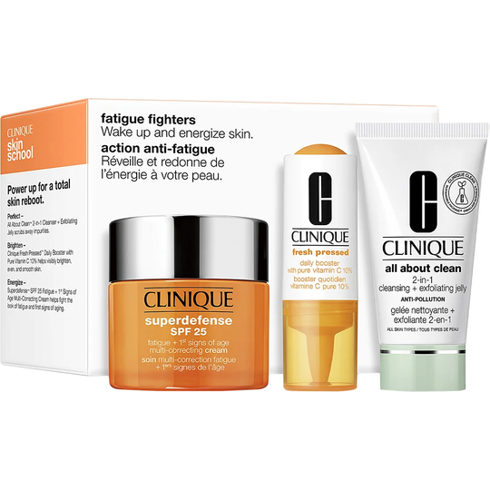 Fatigue Fighters Set, Clinique Ansikte