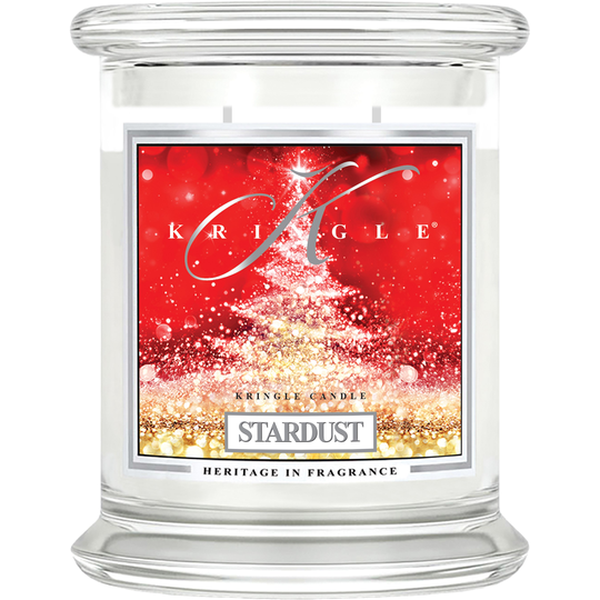 Kringle Candle Stardust Christmas Scent 2 Wick Medium Jar 75 h