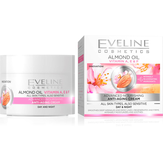 Eveline Cosmetics Almond Oil Anti-Aging Day&Night Cream 50 ml