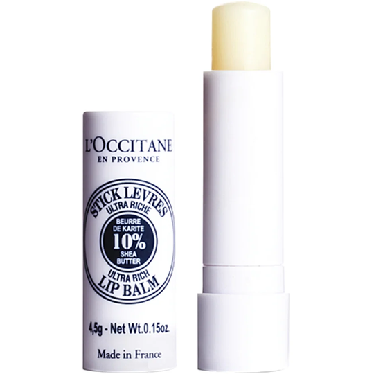 L'Occitane Shea Butter Ultra Rich Lip Balm, 4,5 g L'Occitane Läppbalsam