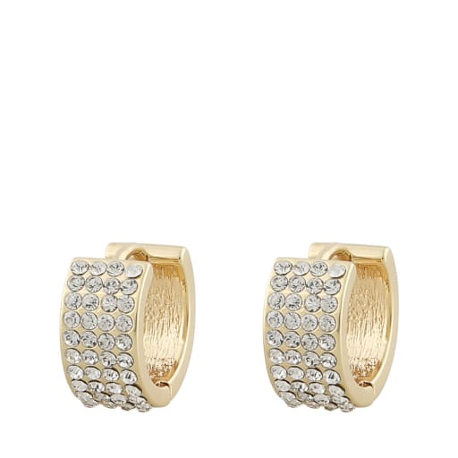 Wednesday Wide Ring Clear Earring