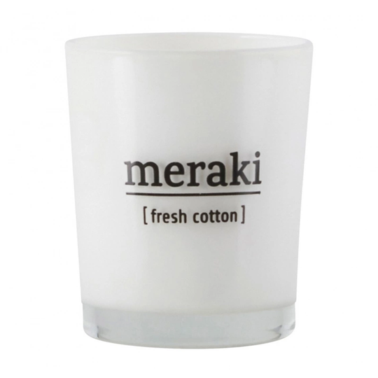 Meraki Scented Candle Fresh Cotton (12hrs)