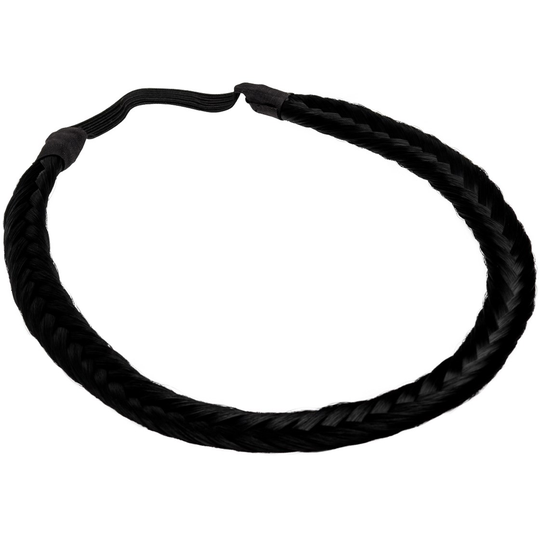 Rapunzel of Sweden Synthetic Braided Headband 1.0 Black