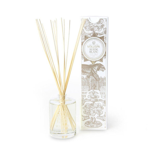 Embossed Diffuser Suede Blanc