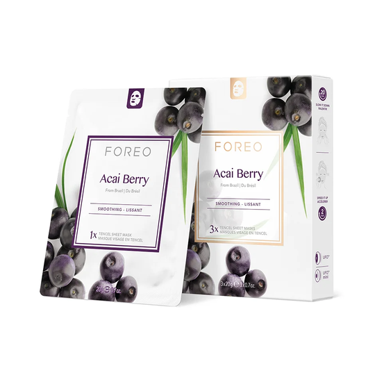 Farm To Face Acai Berry x 3, 20 g Foreo Ansiktsmask