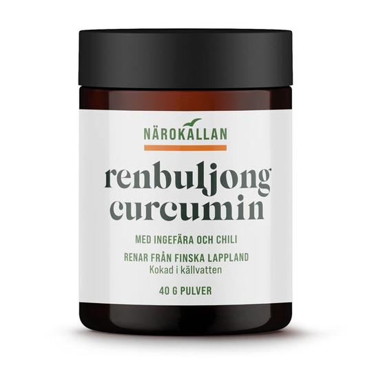 Närokällan Renbuljong Curcumin Ingefära och Chili 40 g