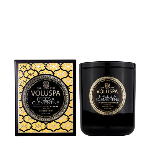 Boxed Candle 60h Freesia Clementine