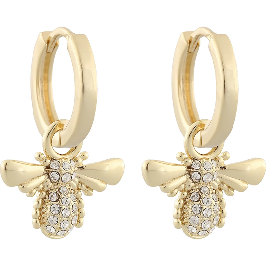 Charms ear bee g/clear, Snö of Sweden Örhängen