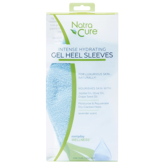 NatraCure Spa Heel Sleves Aqua 1 par