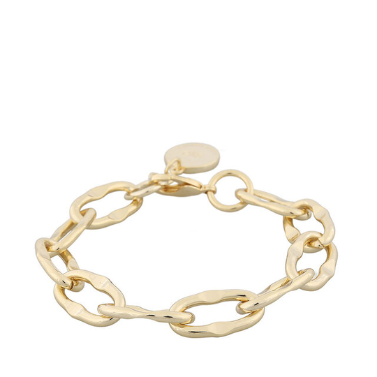 Cathy Chain Bracelet Plain Gold
